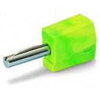  Fiche banane 4 mm / Vert-Jaun 