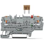  Borne  fusible pour 2 conduct 