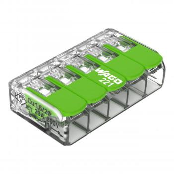  Borne WAGO 221 Green 5x4mm� 