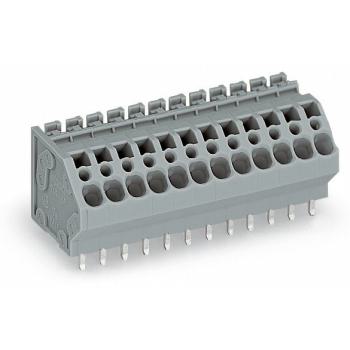  Barr borne CI 4mm 5 p/pas 5mm 