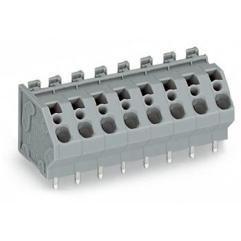  Barr borne CI 4mm 2 p/pas 7,5 