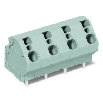  Barr borne CI 4mm/2 p/10mm/gr 