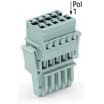  Connecteur femelle avec clique 