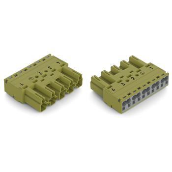  Connecteur 5 pôles, vert clair 