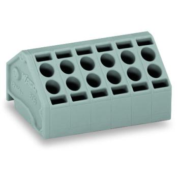  Barr borne CI 2c 5mm 2 p gris 