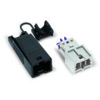  Connecteur mâle 2 pôles Codage 