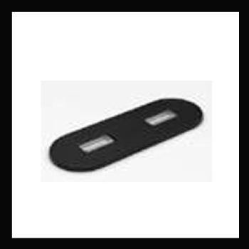  Dock encastrable ovale 2 x USB 